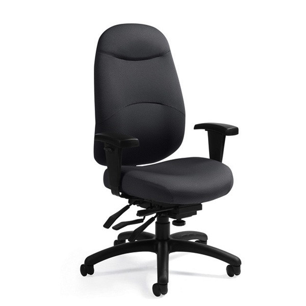 global Granada Deluxe High Back with Schukra Lumbar Support 1190-3