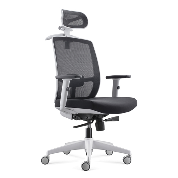 Lattice Ergonomic Task chair with Headrest-D00225H-BB